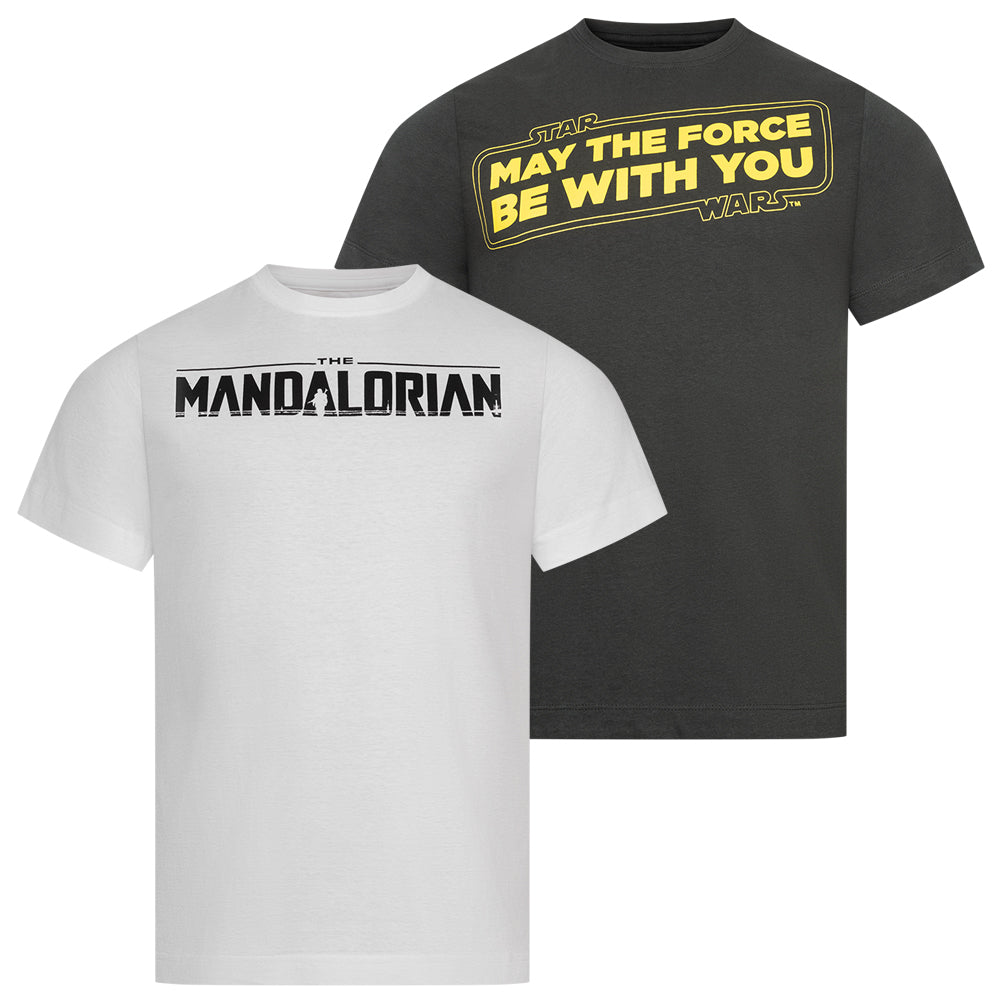 STAR WARS T-shirt voor heren 2-pack POMPK509MUL