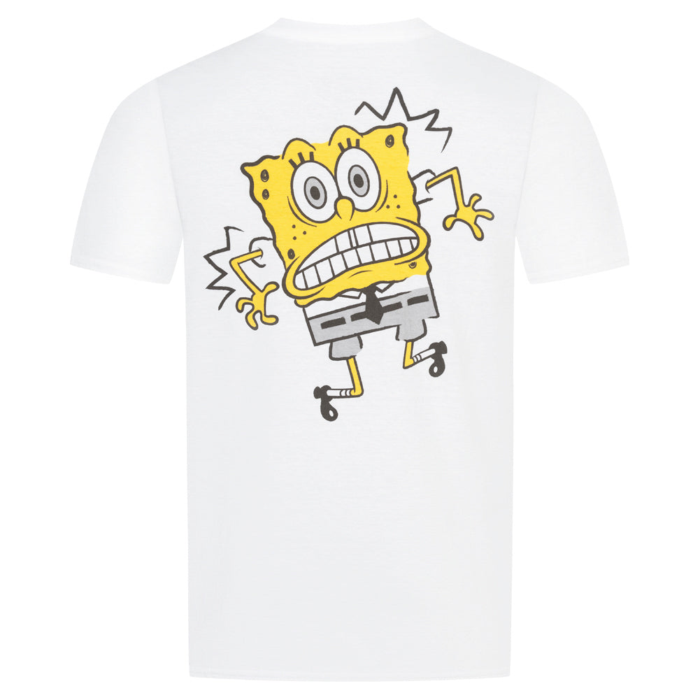 SPONGEBOB SQUAREPANTS Shock Heren T-shirt POMTS517WHT