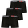 Geographical Norway Boxershorts voor heren 3-pack zwart Pack-3-Black – XL