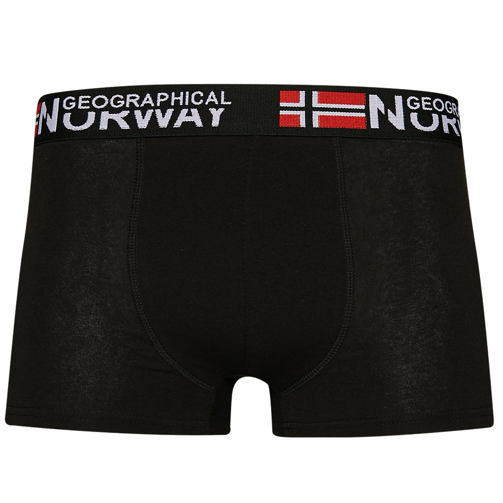 Geographical Norway Boxershorts voor heren 3-pack zwart Pack-3-Black