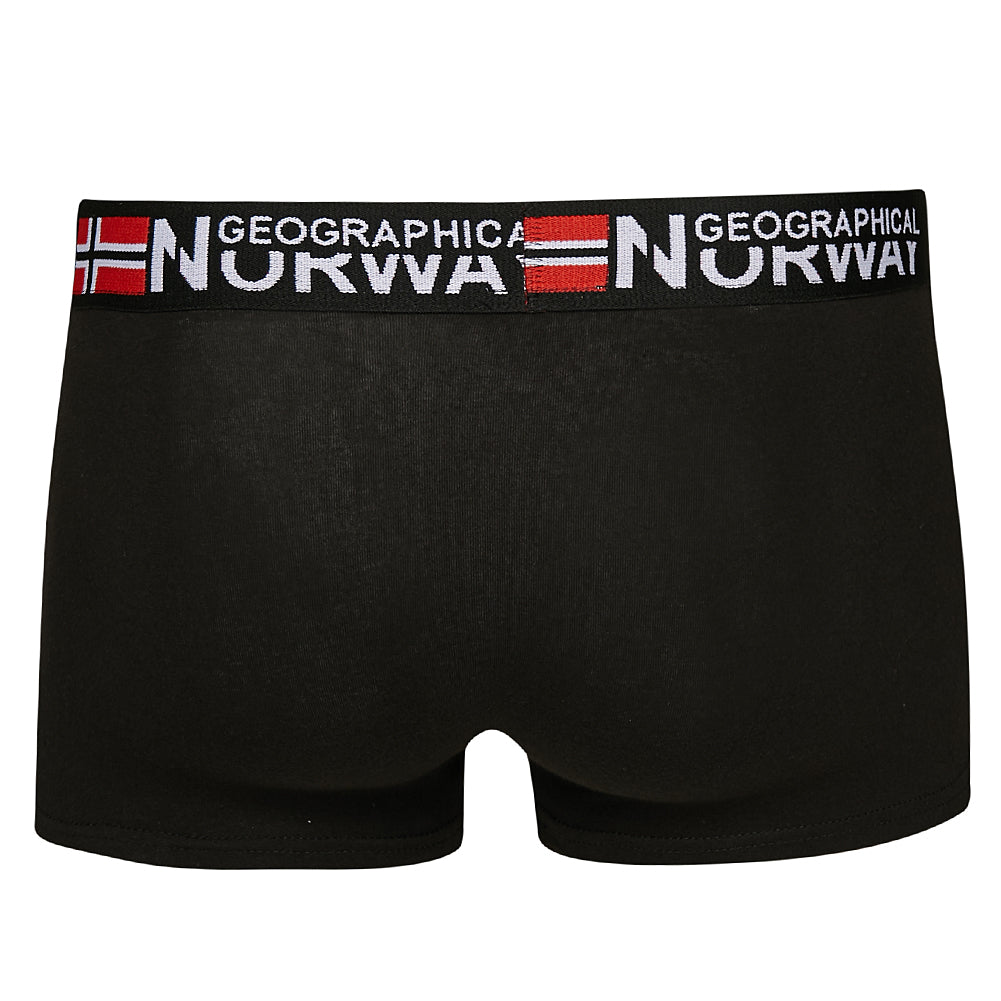 Geographical Norway Boxershorts voor heren 3-pack zwart Pack-3-Black