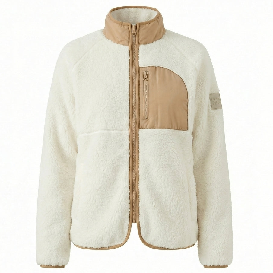 Reebok Double Monkey Fleece Damesjack RBO21460-Cream