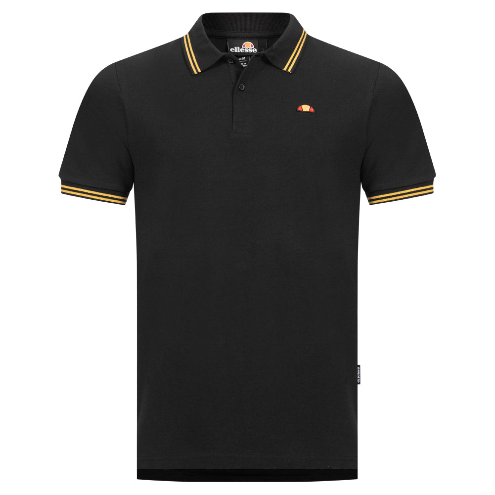 ellesse Dioran Twin Tipped Poloshirt voor heren SBS22445-BLACK/GOLD