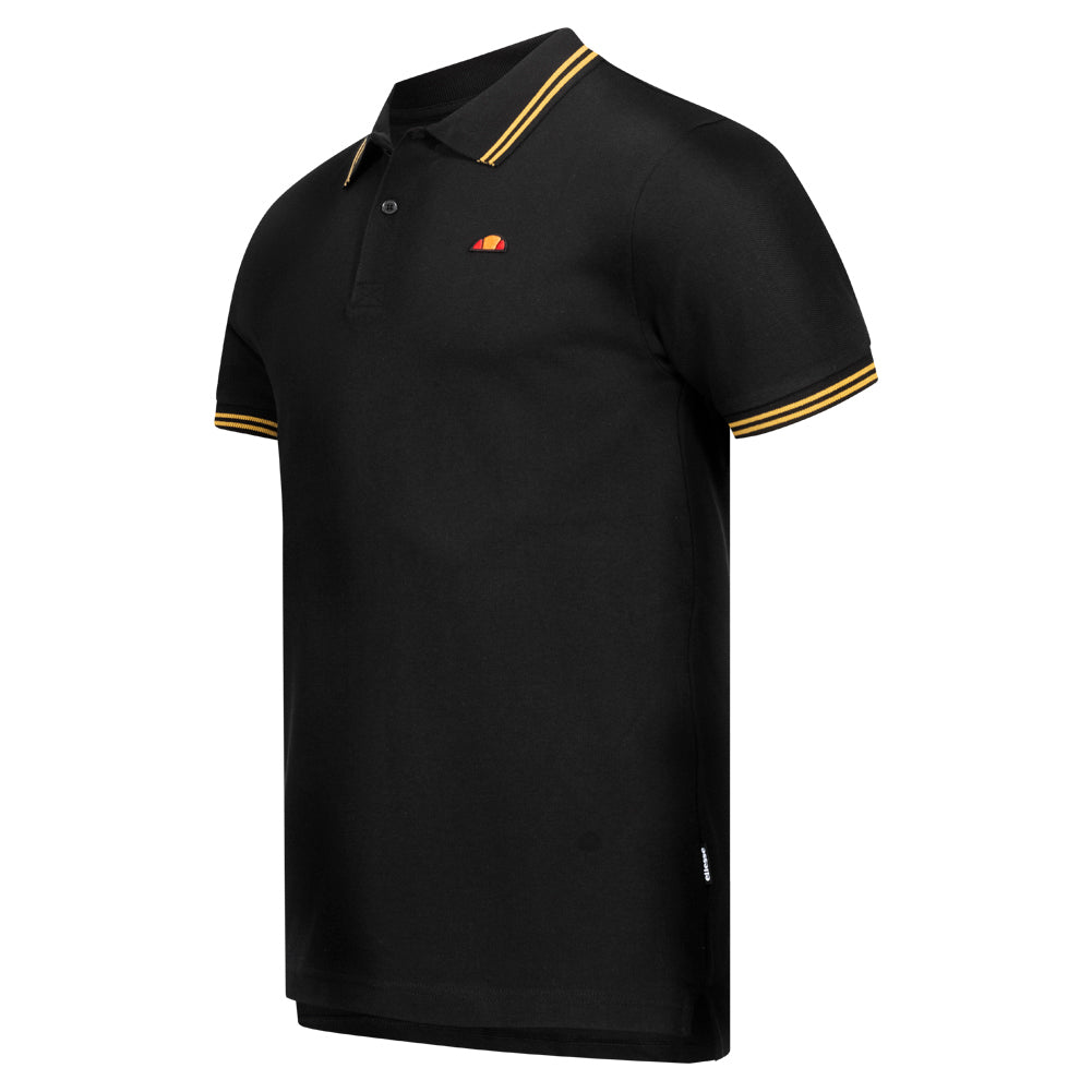 ellesse Dioran Twin Tipped Poloshirt voor heren SBS22445-BLACK/GOLD