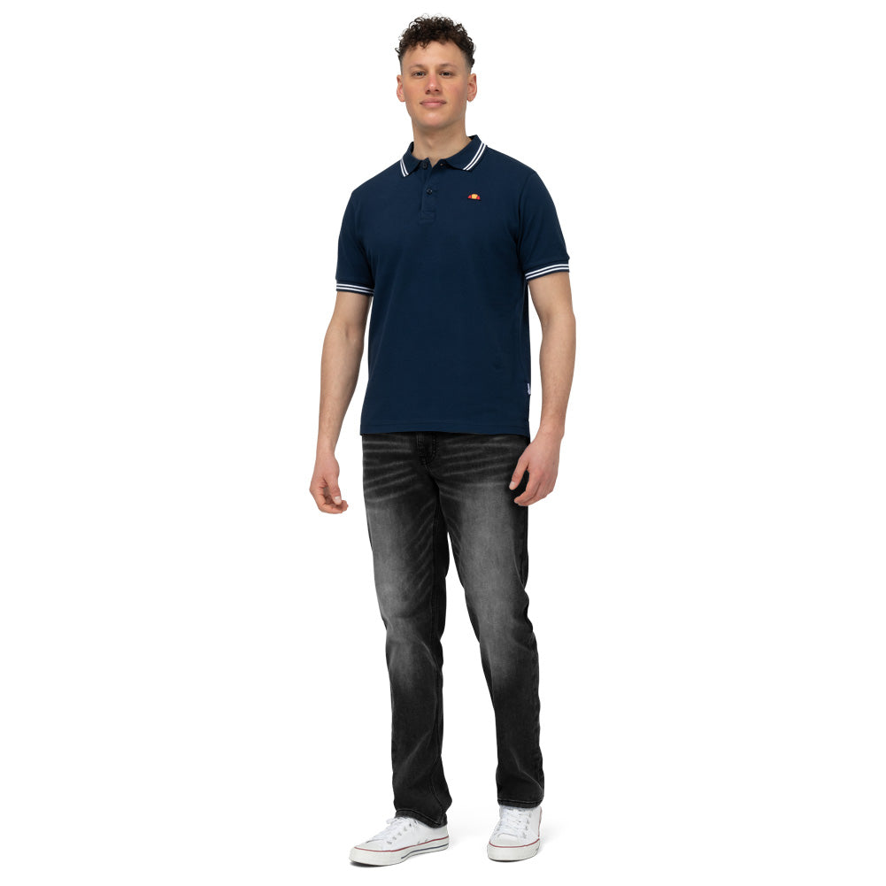 ellesse Dioran Twin Tipped Heren Polo T-shirt SBS22445-NAVY