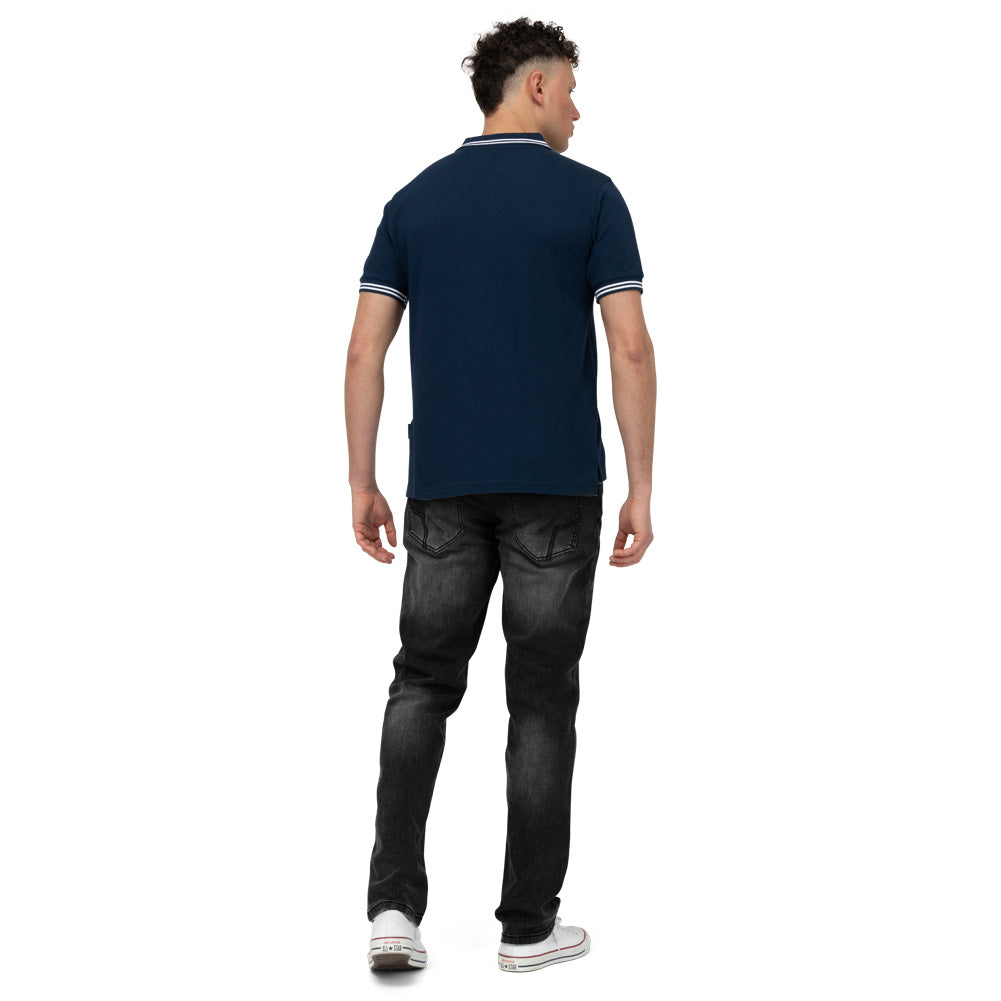 ellesse Dioran Twin Tipped Heren Polo T-shirt SBS22445-NAVY