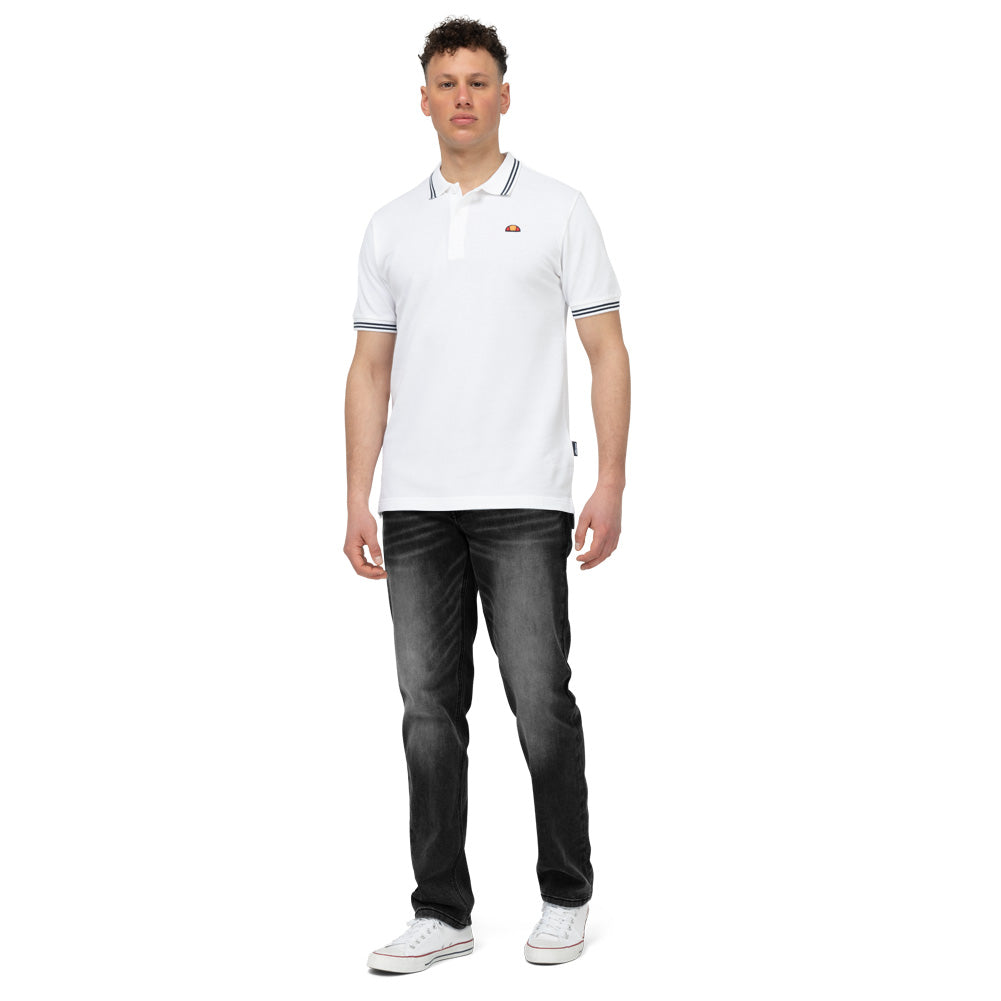 ellesse Dioran Twin Tipped Polo voor heren SBS22445-WHITE