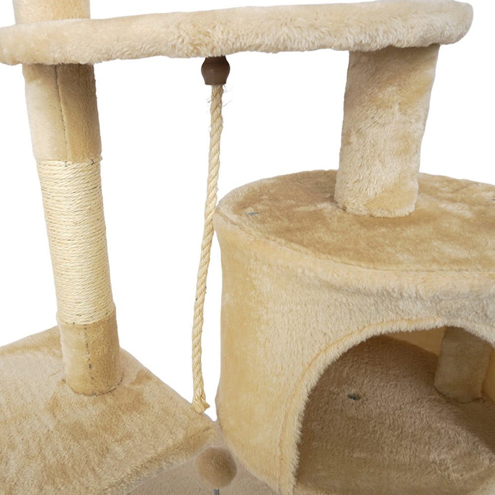 SPOCADO "Athletic" krabpaal voor katten 112 x 40 x 40 cm beige