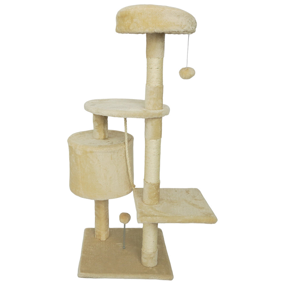 SPOCADO "Athletic" krabpaal voor katten 112 x 40 x 40 cm beige