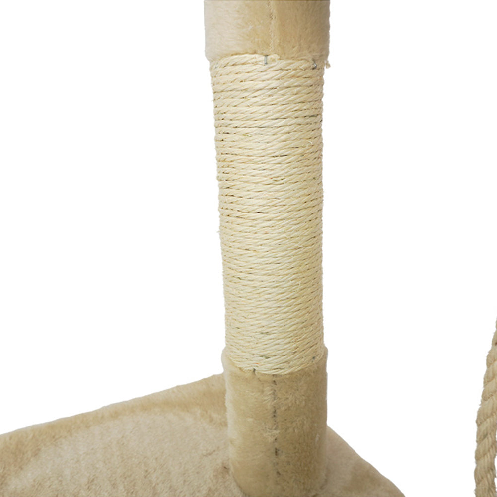 SPOCADO "Athletic" krabpaal voor katten 112 x 40 x 40 cm beige