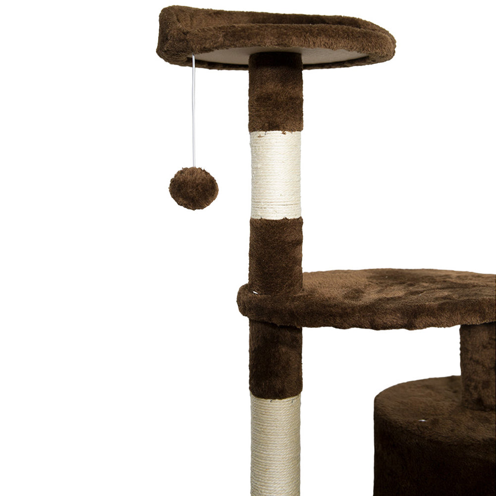 SPOCADO "Athletic" krabpaal voor katten 112 x 40 x 40 cm bruin