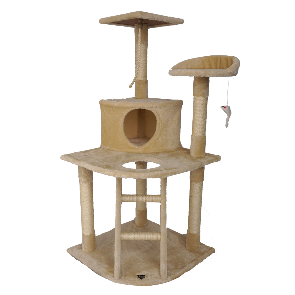 SPOCADO "Rovers" Krabpaal voor katten 120 x 55 x 55 cm beige