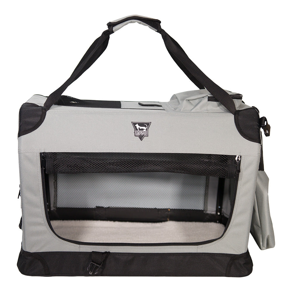 SPOCADO "Palace" Transporttas voor dieren 70 x 52 x 52 cm grijs