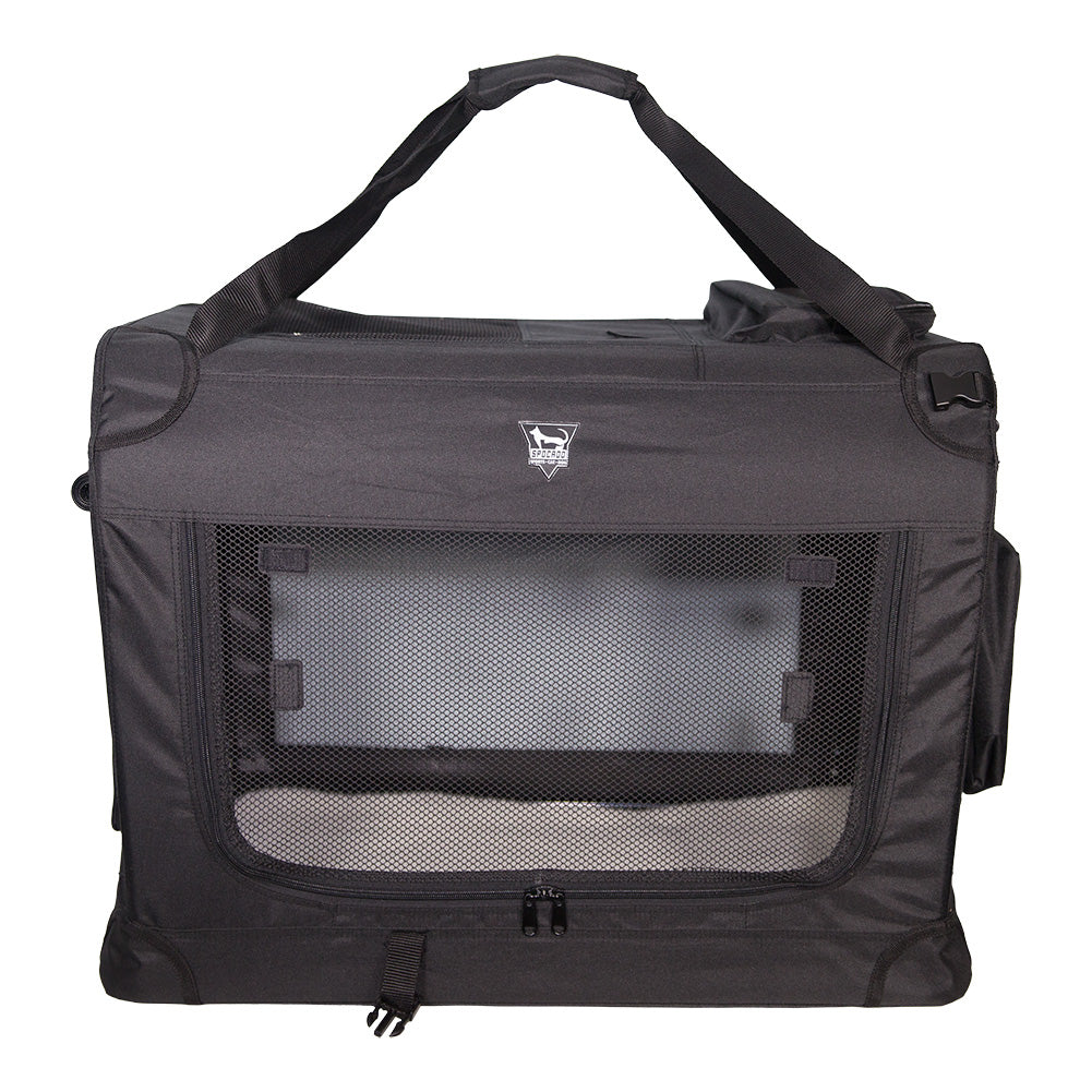 SPOCADO "Palace" transporttas voor dieren 70 x 52 x 52 cm zwart