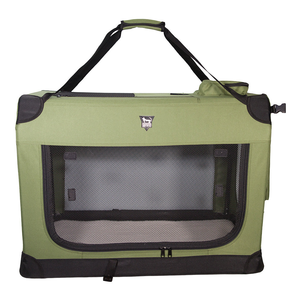 SPOCADO "Palace" Transporttas voor dieren 70 x 52 x 52 cm groen