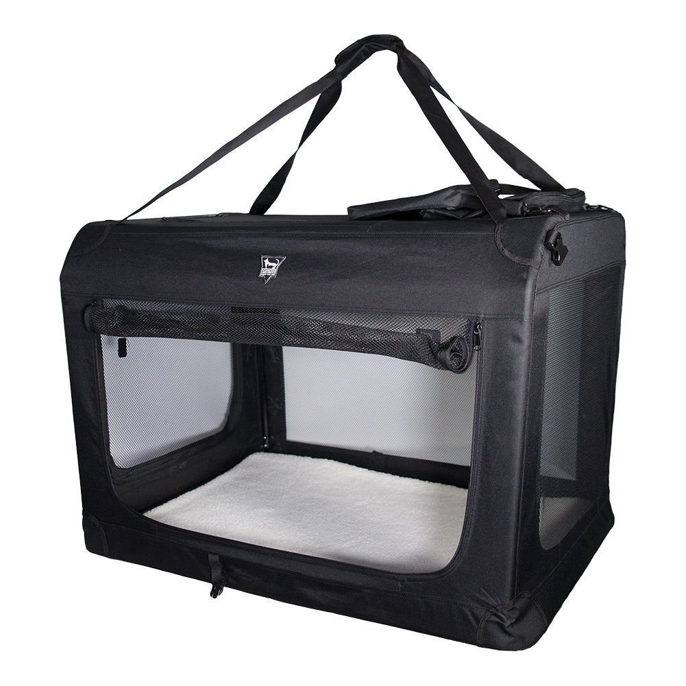 SPOCADO "Palace" Transporttas voor dieren 82 x 59 x 59 cm zwart