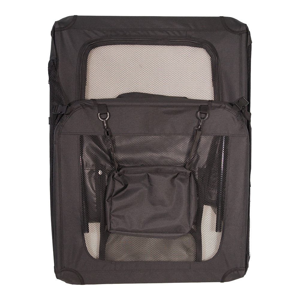 SPOCADO "Palace" Transporttas voor dieren 82 x 59 x 59 cm zwart