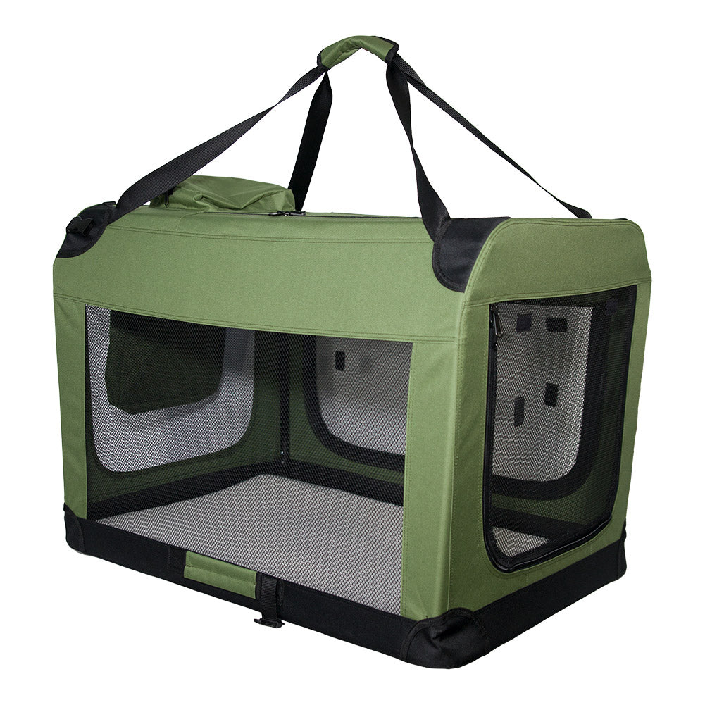 SPOCADO "Palace" transporttas voor dieren 92 x 64 x 64 cm groen