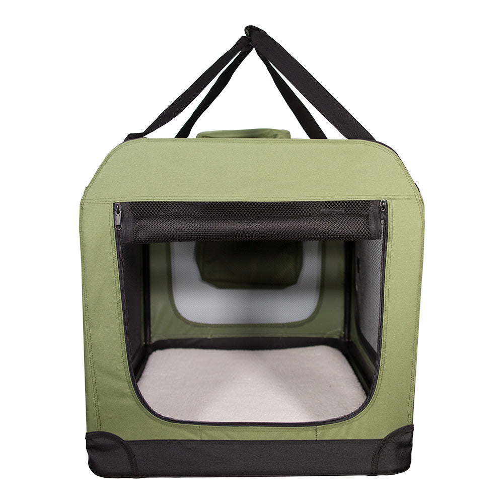 SPOCADO "Palace" transporttas voor dieren 92 x 64 x 64 cm groen