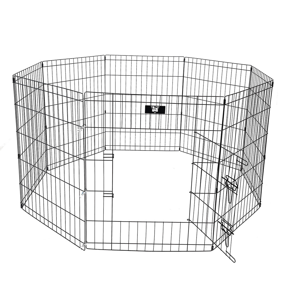 SPOCADO "United" Vrijloopren 8-delig opvouwbaar 76 × 61 cm zwart