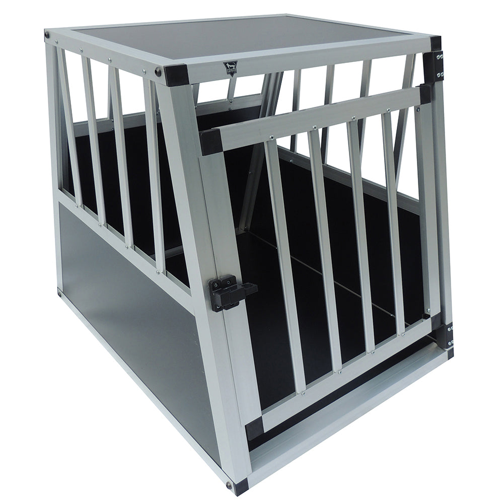 SPOCADO "Villa" Hondentransportbox 69 x 60 x 54 cm zwart/grijs