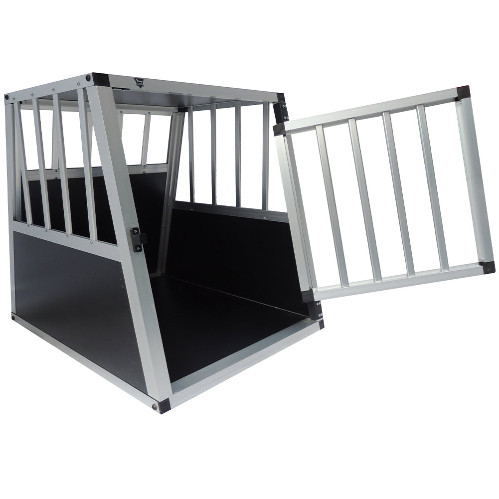 SPOCADO "Villa" Hondentransportbox 69 x 60 x 54 cm zwart/grijs