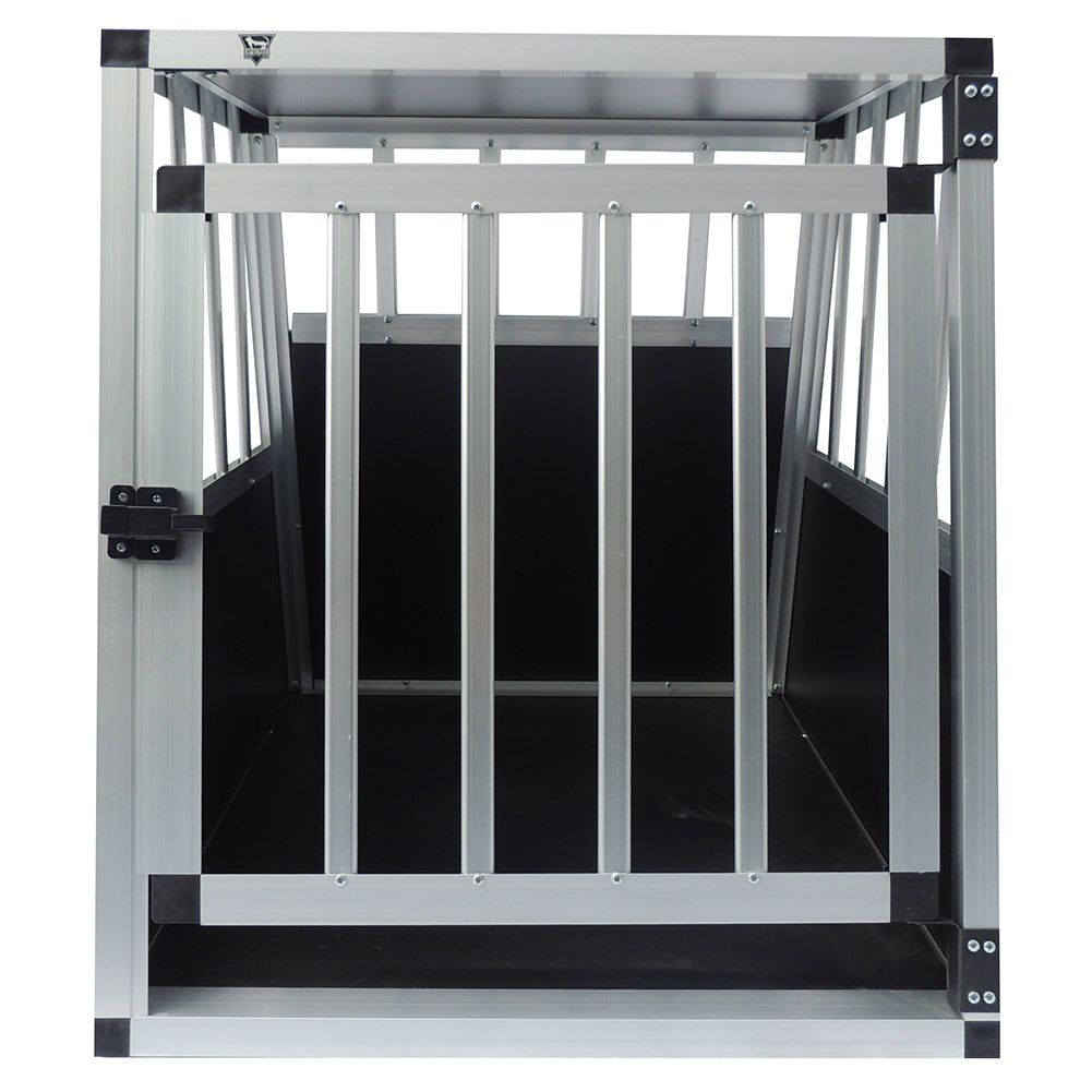 SPOCADO "Villa" Hondentransportbox 69 x 60 x 54 cm zwart/grijs