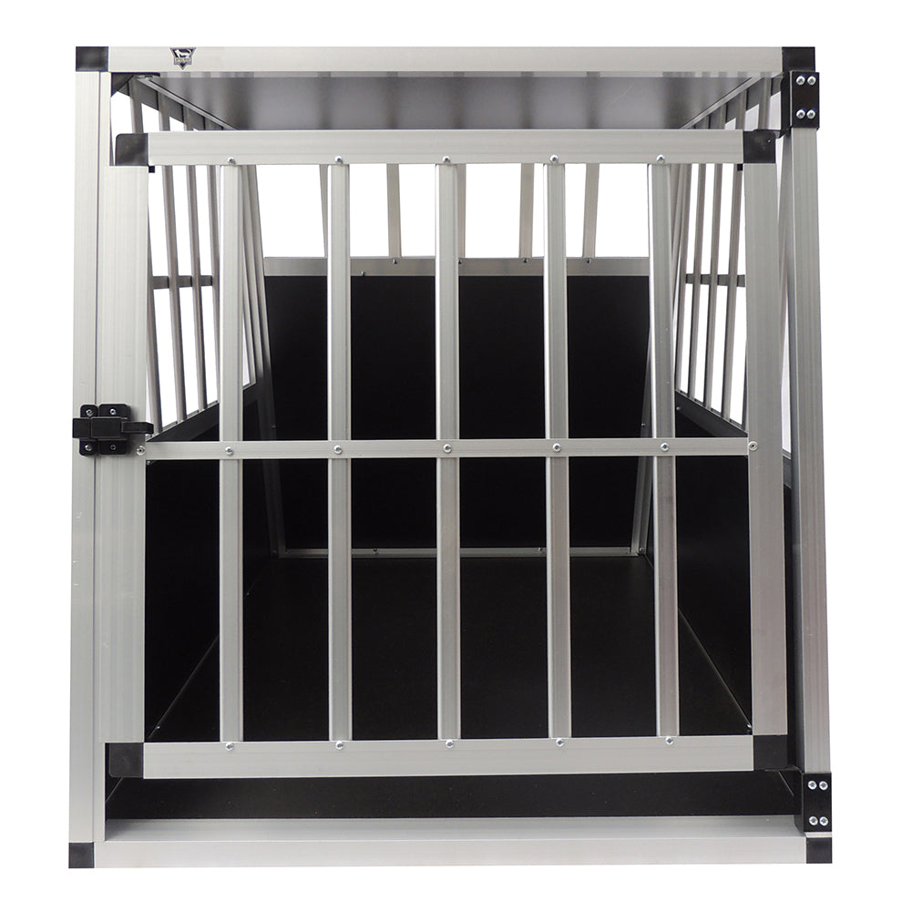 SPOCADO "Villa" Honden Transportbox 91 x 69 x 65 cm zwart/grijs