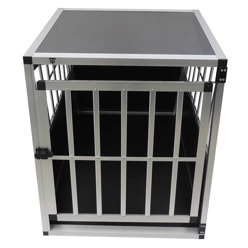 SPOCADO "Villa" Honden Transportbox 91 x 69 x 65 cm zwart/grijs