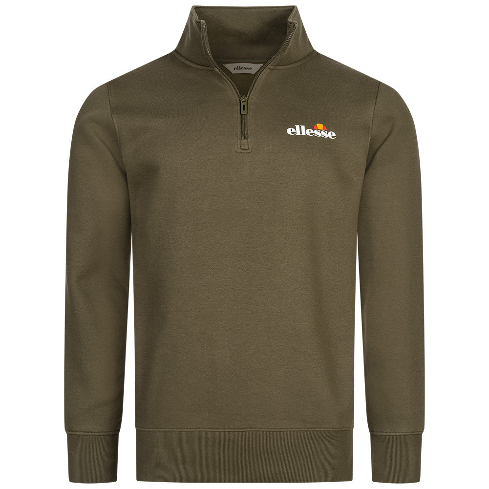 ellesse Benevento Heren 1/4-Zip Sweatshirt SOP23856-Khaki