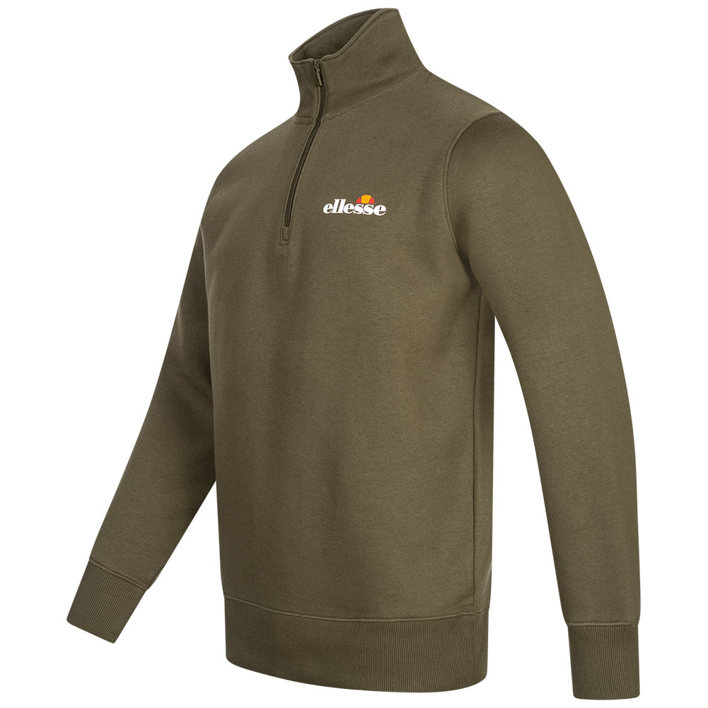 ellesse Benevento Heren 1/4-Zip Sweatshirt SOP23856-Khaki