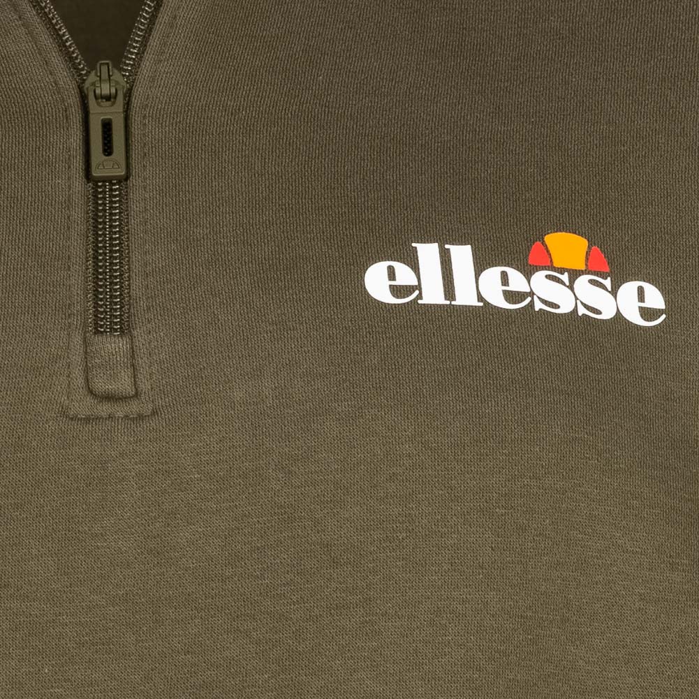 ellesse Benevento Heren 1/4-Zip Sweatshirt SOP23856-Khaki
