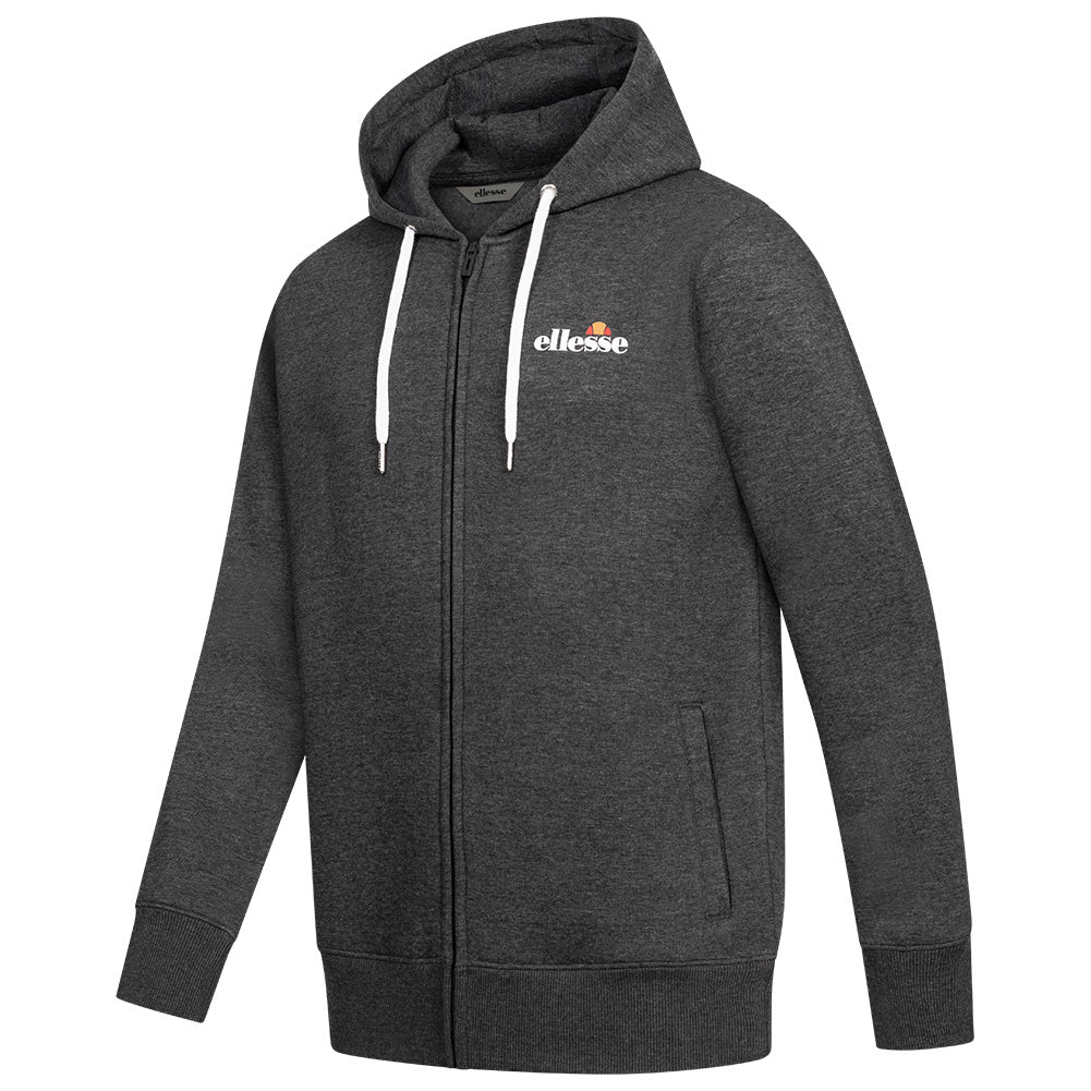 ellesse Klemerio Full Zip Hooded Sweatvest voor heren SOP23857-Dk Grey