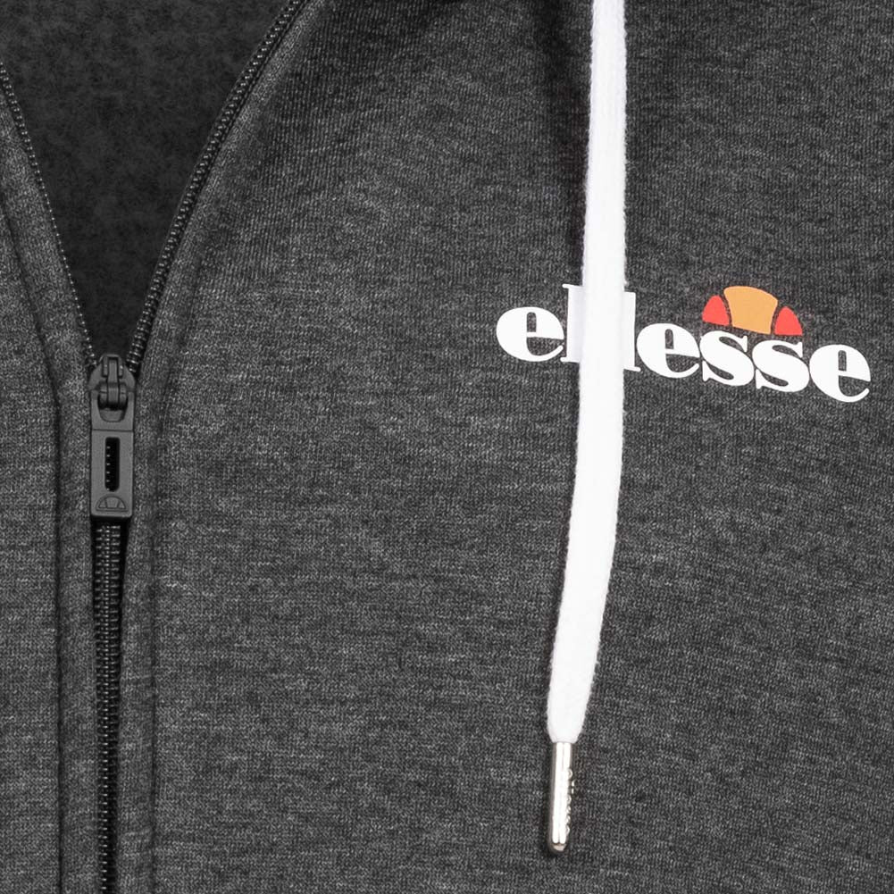 ellesse Klemerio Full Zip Hooded Sweatvest voor heren SOP23857-Dk Grey