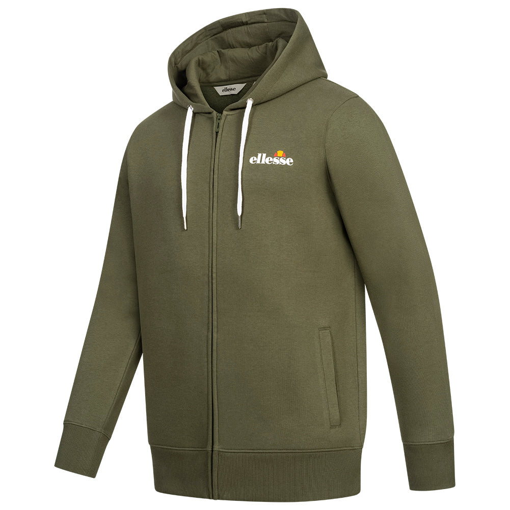 ellesse Klemerio Full Zip Hooded Sweatshirt voor heren SOP23857-Khaki