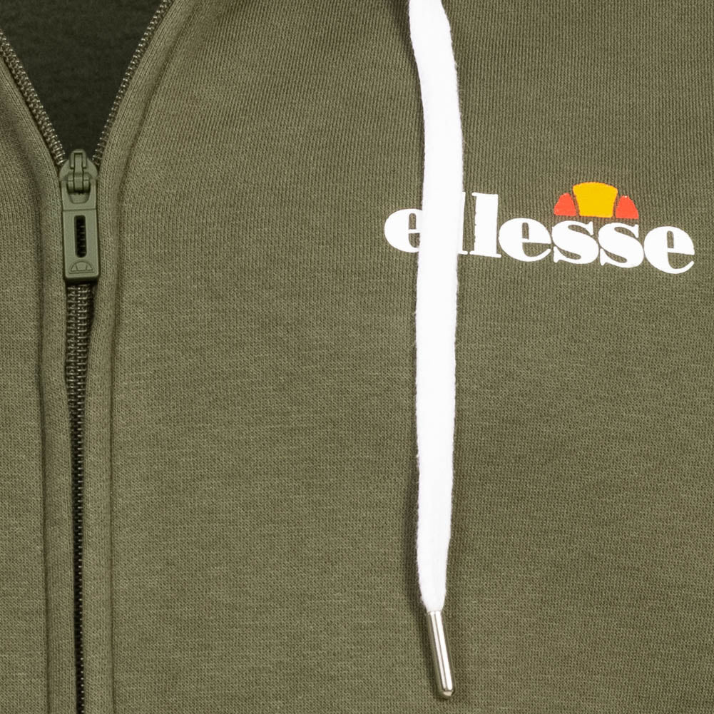 ellesse Klemerio Full Zip Hooded Sweatshirt voor heren SOP23857-Khaki