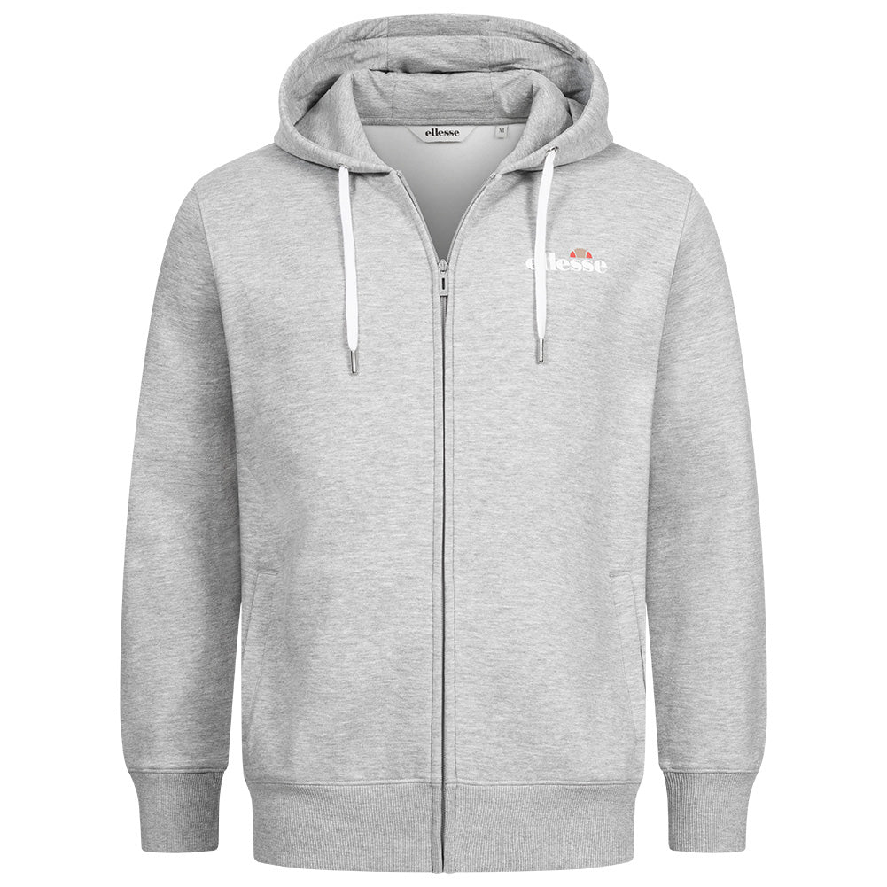 ellesse Klemerio Full Zip Hooded Sweatshirt voor heren SOP23857-Lt Grey Marl