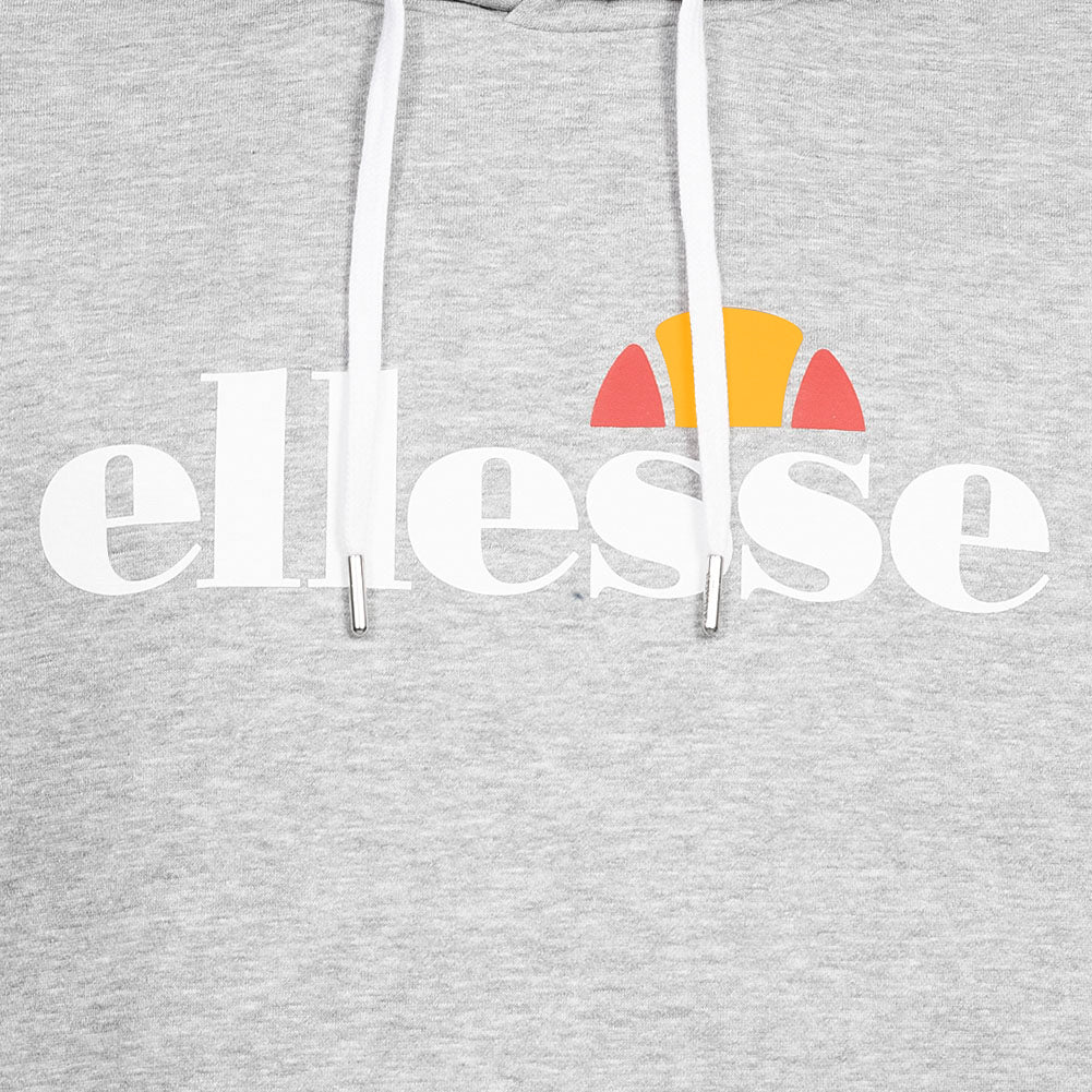 ellesse Monesiglio Hoody Heren Capuchon Sweatshirt SOP23865-Lt Grey Marl