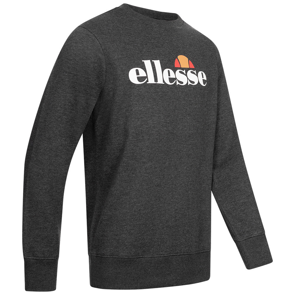 ellesse Kanya Crew Heren Sweatshirt SOP24044-Dk Grey