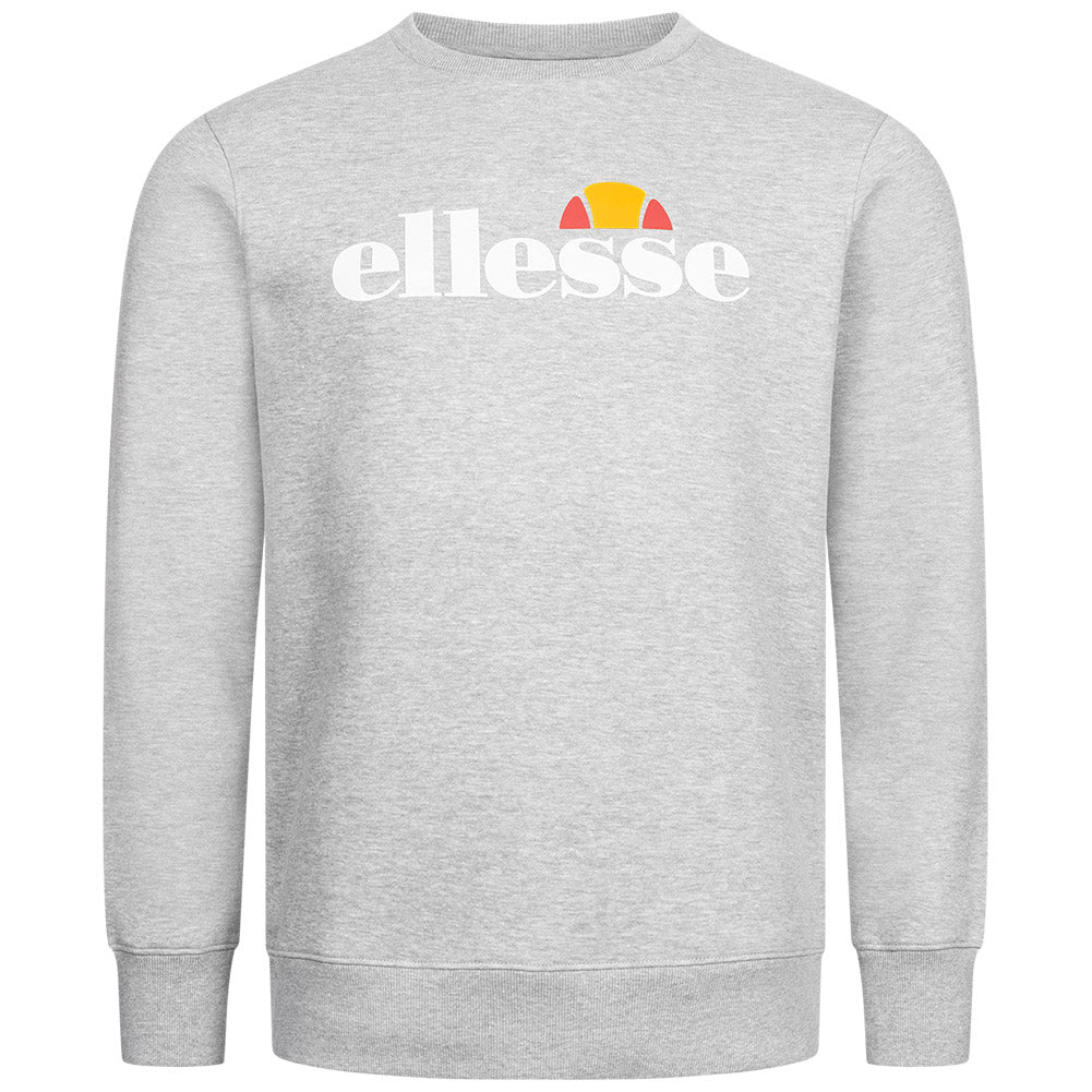 ellesse Kanya Crew Heren Sweatshirt SOP24044-Lt Grey Marl