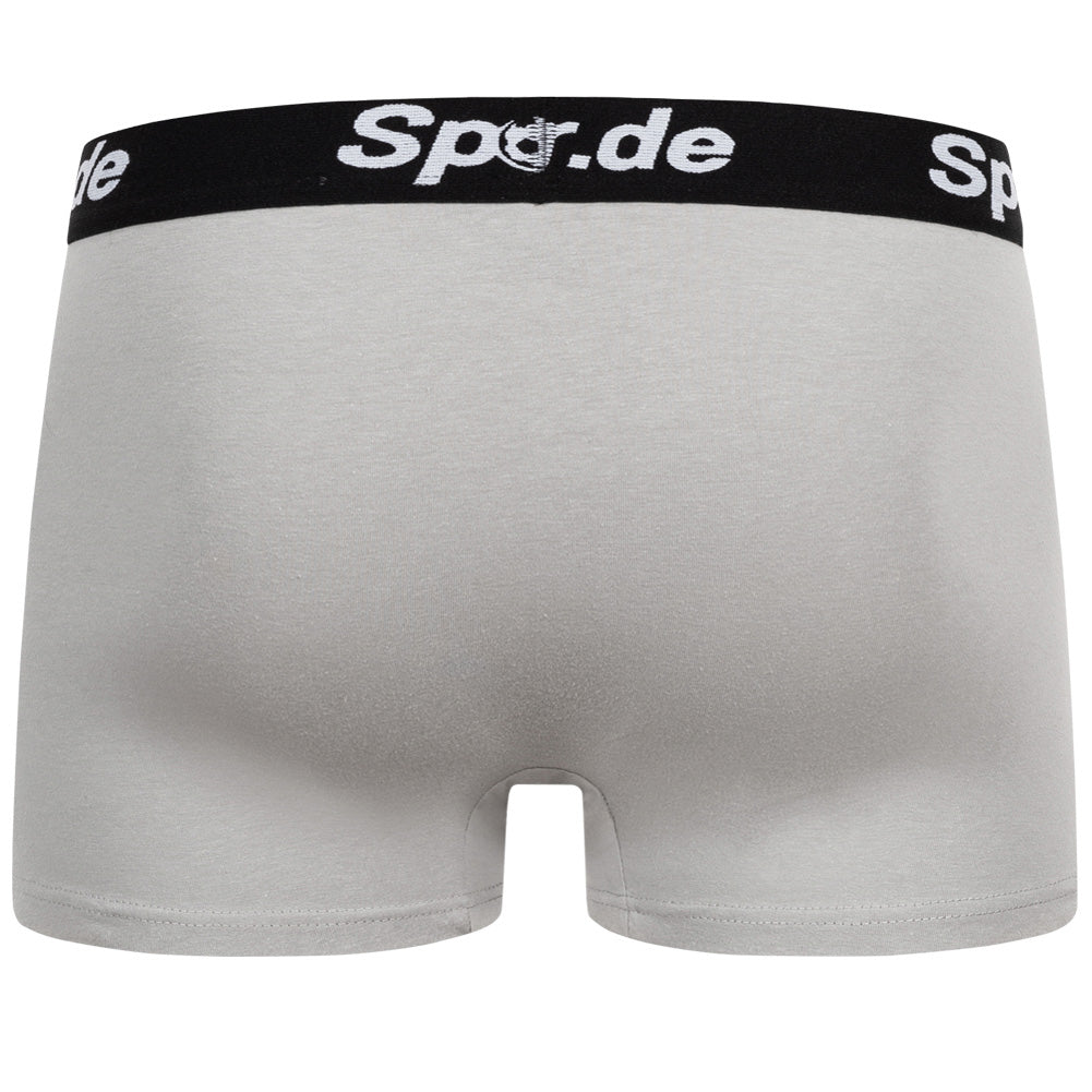 Sportspar.de Heren "Double Sparbuchse" Boxershorts 2-pack grijs