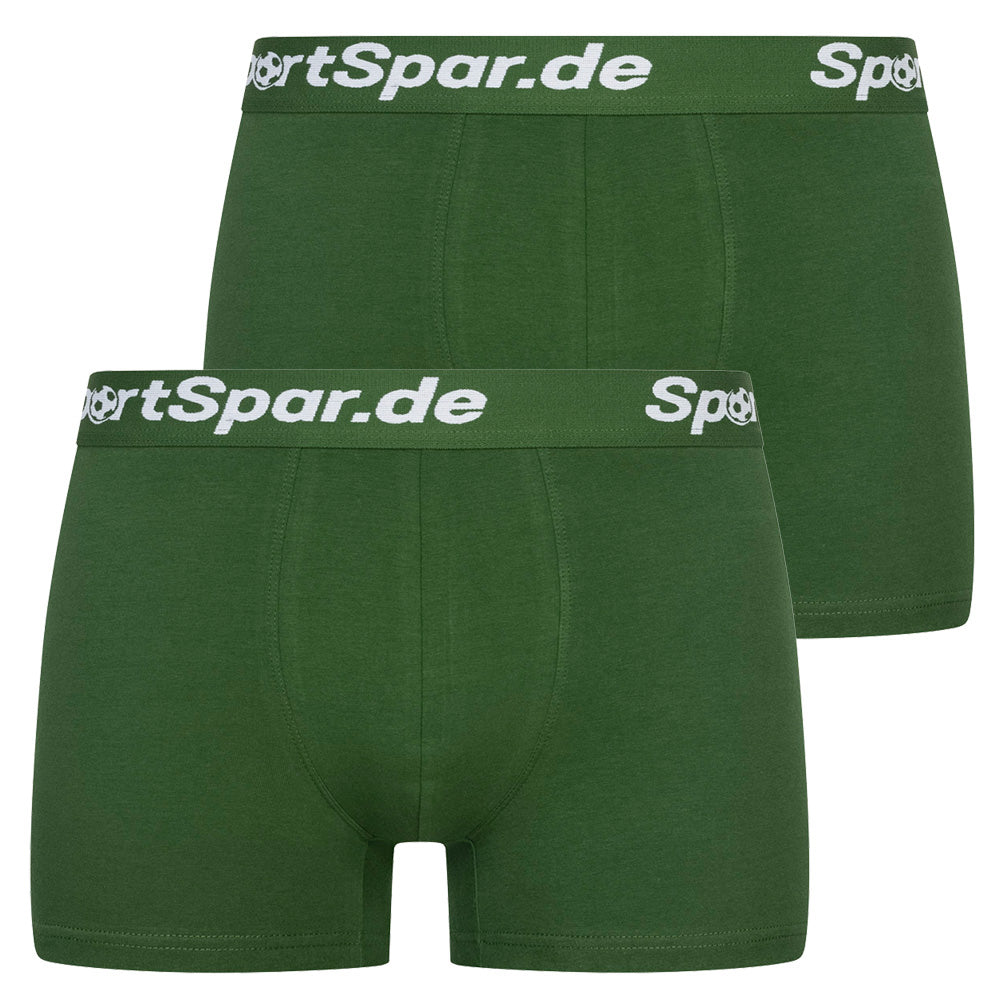 Sportspar.de Heren "Double Sparbuchse" Boxershorts 2-pack groen