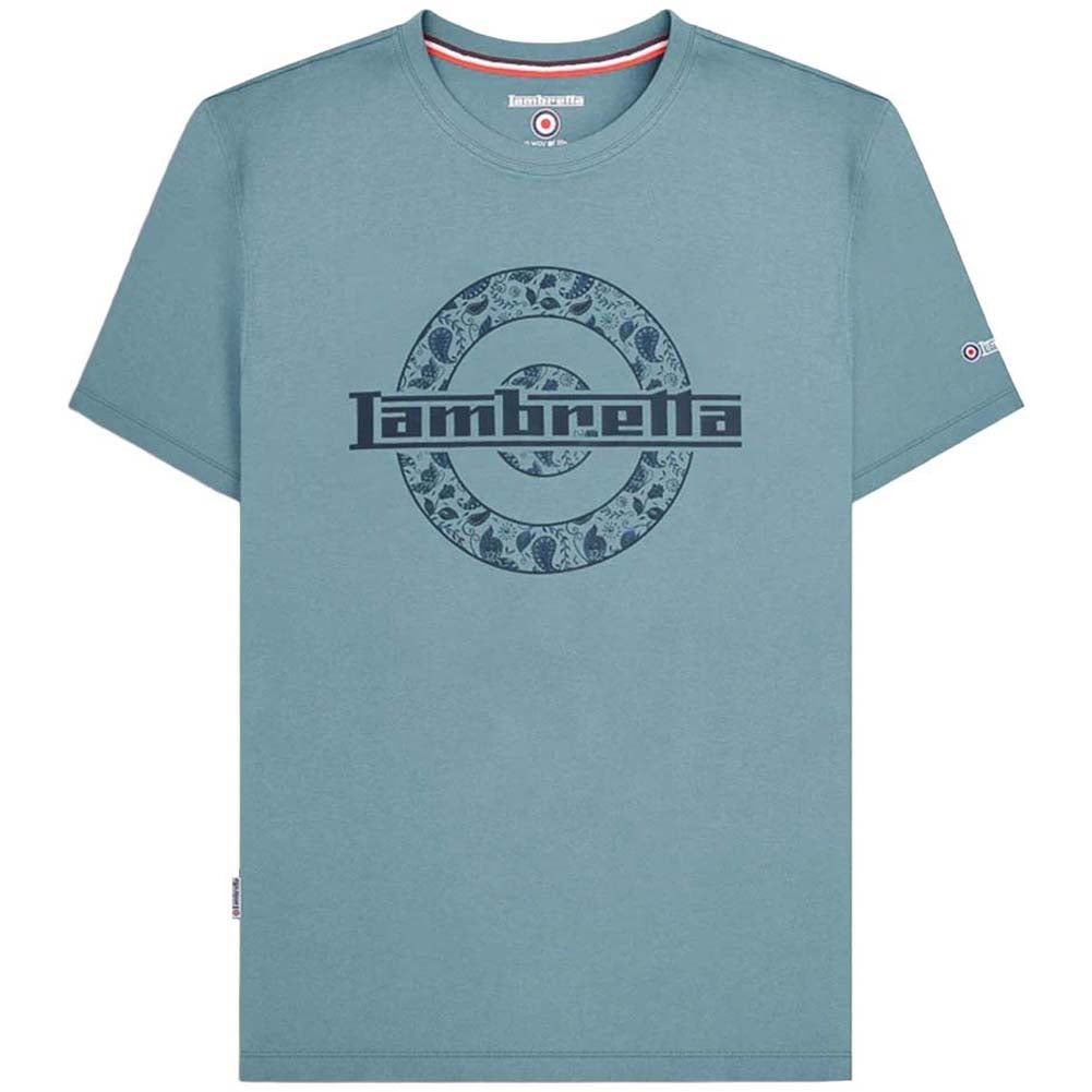 Lambretta Paisley Target Tee Heren T-shirt SS1011-SMK