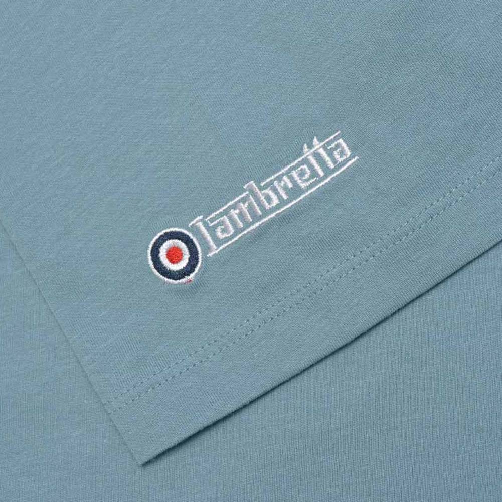 Lambretta Paisley Target Tee Heren T-shirt SS1011-SMK