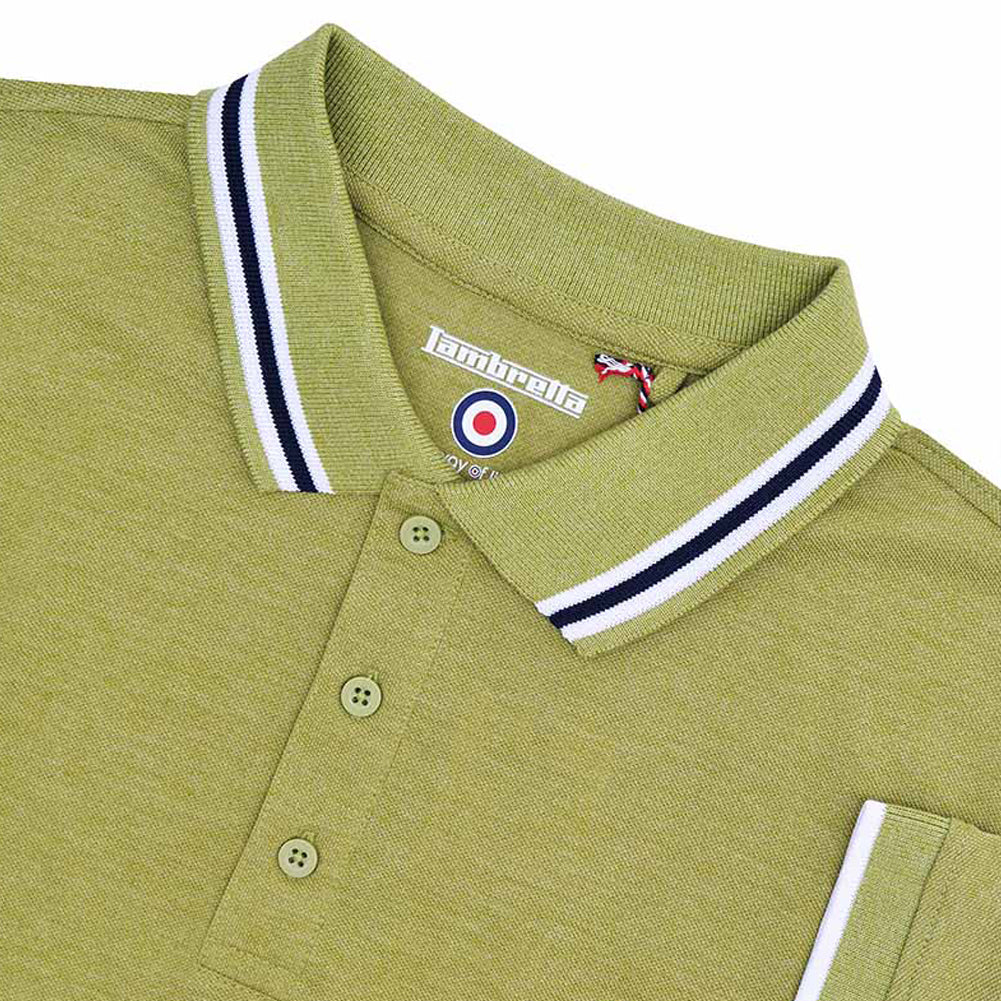 Lambretta DRS herenpoloshirt SS1025-FERN