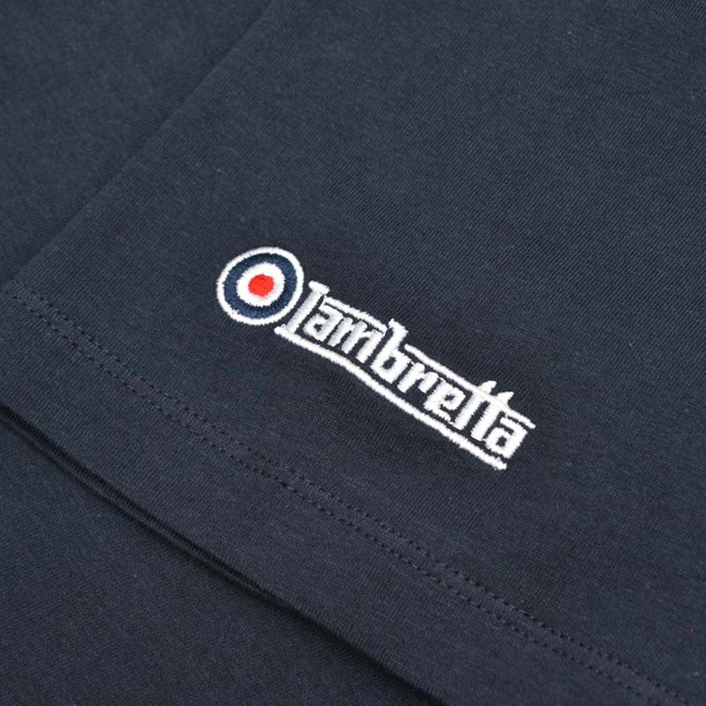 Lambretta Scooter Flag T-shirt Heren T-shirt SS1208-NVY