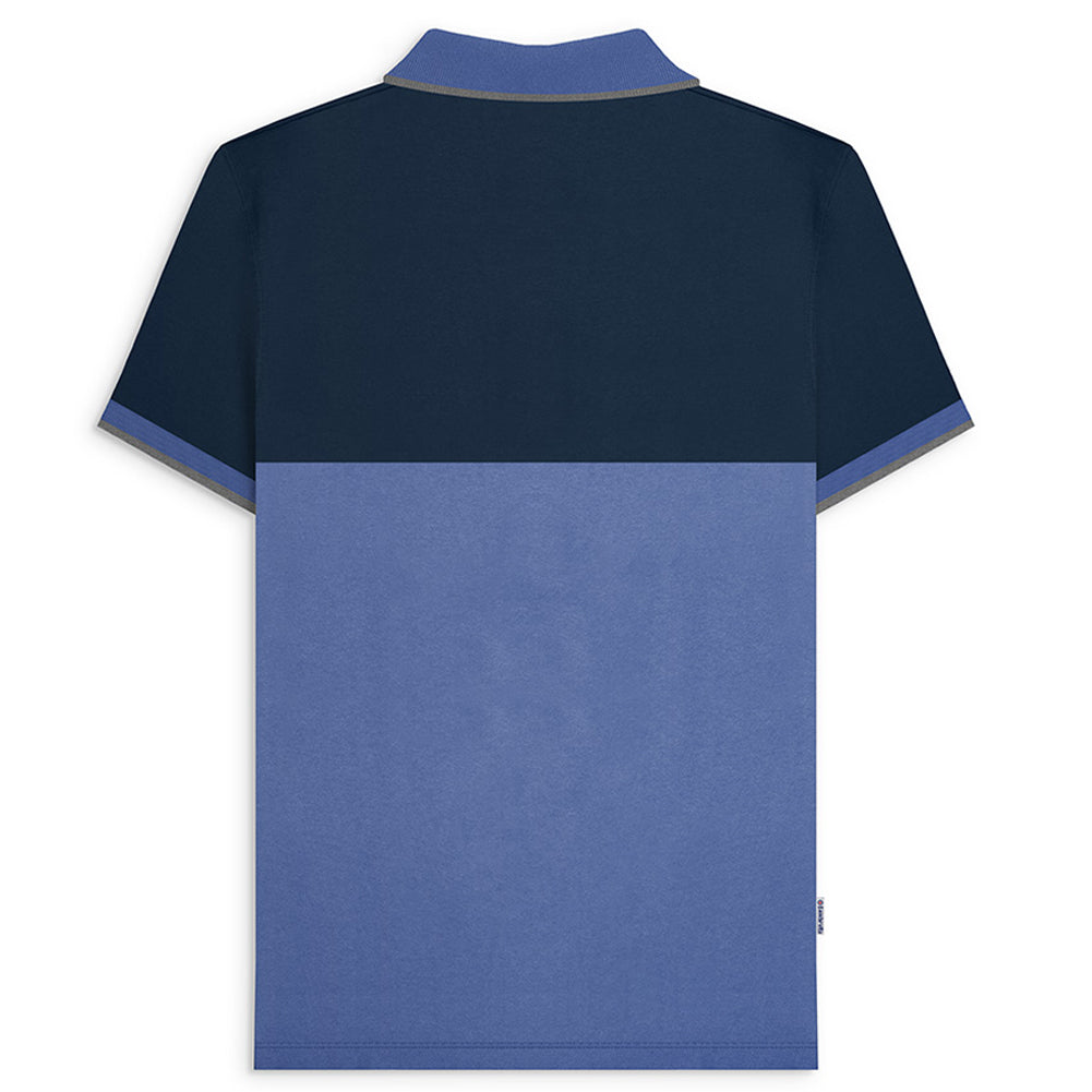 Lambretta Contrast Panel heren poloshirt SS1219-NAVY