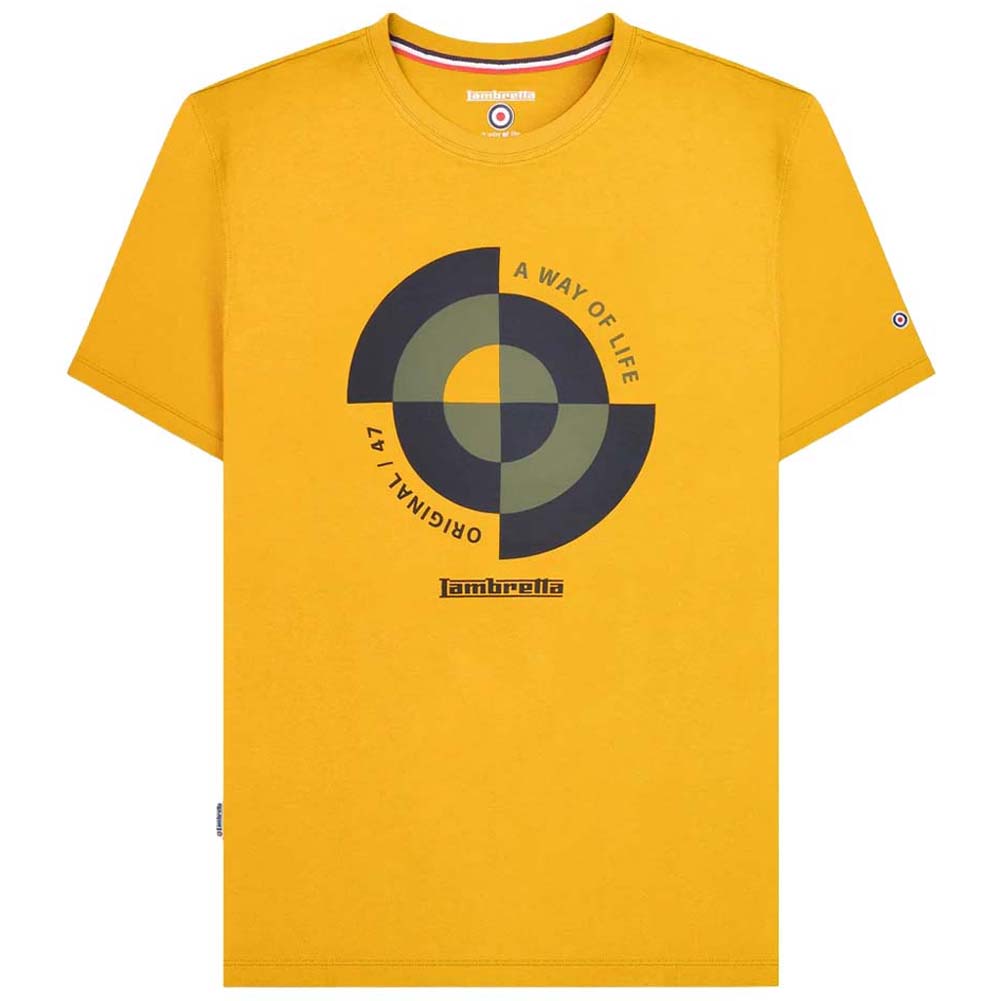 Lambretta Target Quadrant T-shirt Heren T-shirt SS1509-GOLD