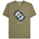 Lambretta Target Quadrant T-shirt voor heren SS1509-KHAKI – S