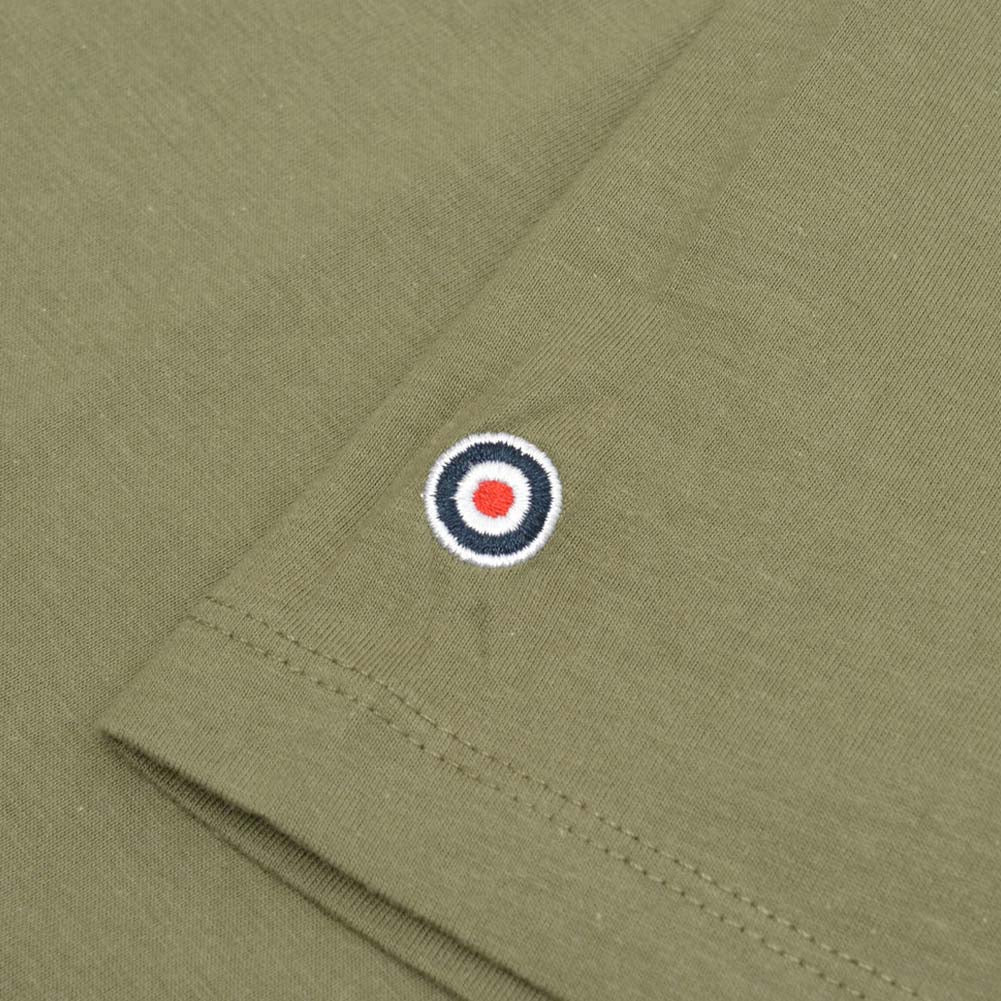 Lambretta Target Quadrant T-shirt voor heren SS1509-KHAKI